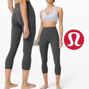 LULULEMON - Align Crop Leggings  • Graphite Grey - Size 12